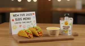 Chipotle kids taco and fruit pouch limited-time offer