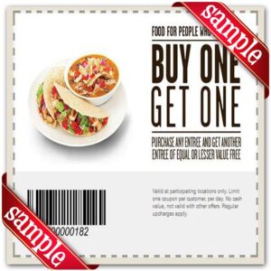 Chipotle Coupons and Coupon Code Chipotle Mexican Grill Printable