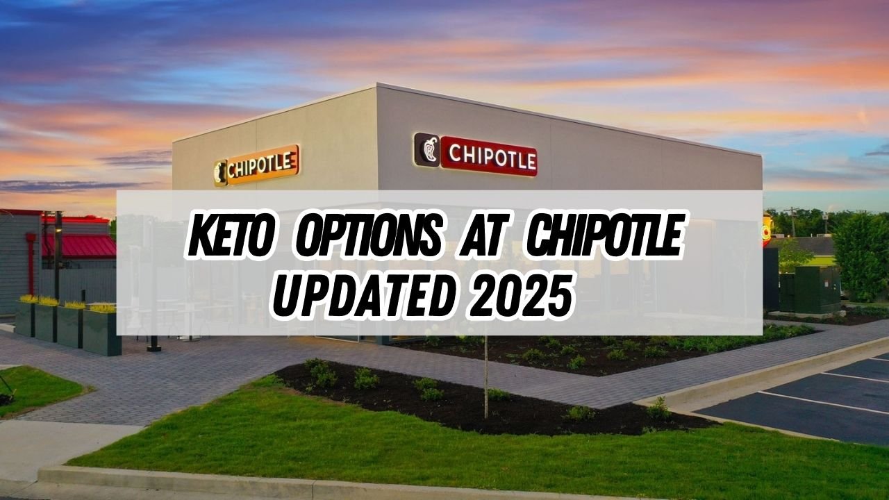 Chipotle Keto bowl with low-carb ingredients in 2025, including cauliflower rice, grilled chicken, cheese, and guacamole