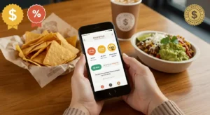 Chipotle app rewards used to save on chips