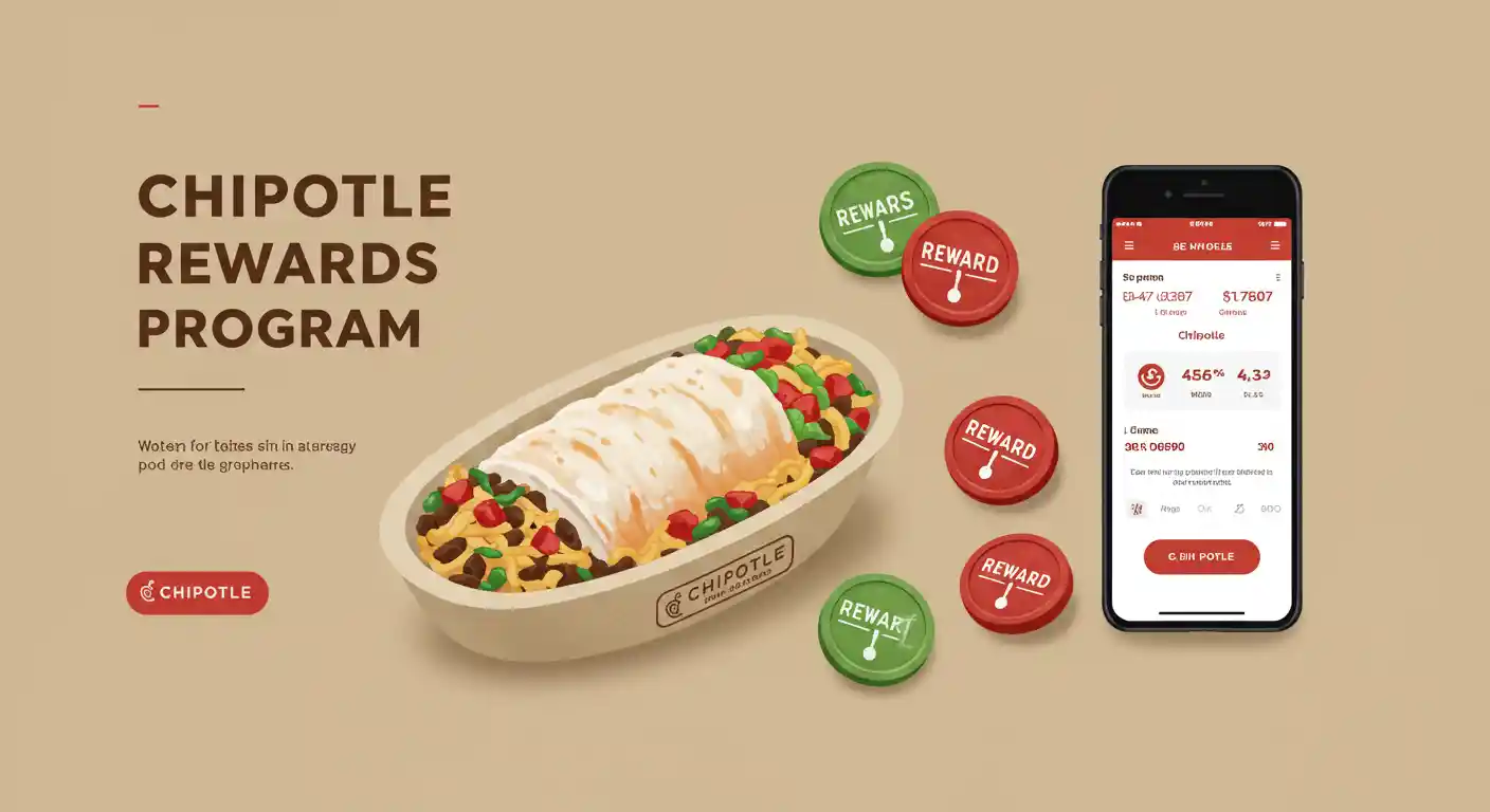 Chipotle Rewards Program 2025 displayed on smartphone with burrito bowl
